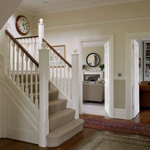 White and Wood Floor Hallway Beautiful Homes Housetohome